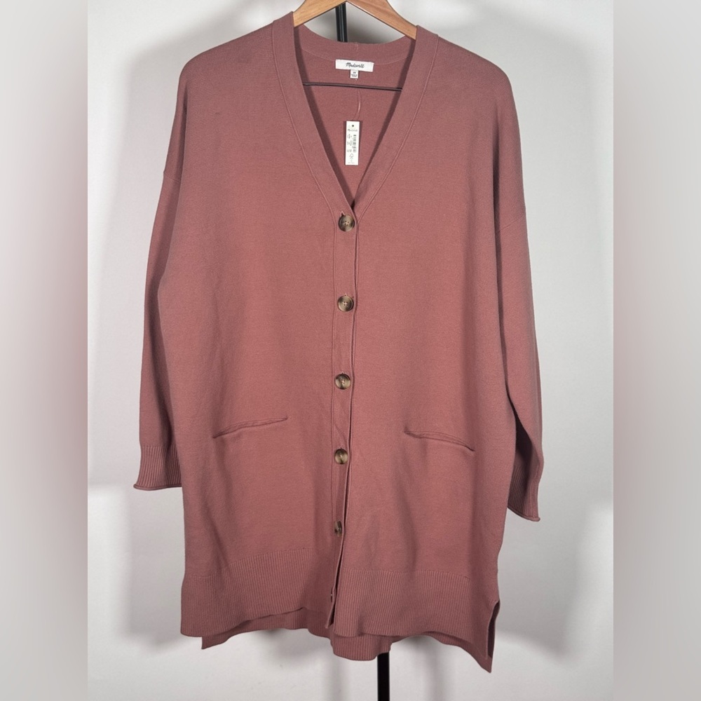 NWT Madewell Plus Miller Cardigan Sweater - Picture 1 of 4